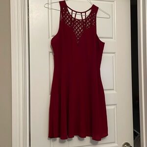 Forever 21 red strap dress size US Medium
